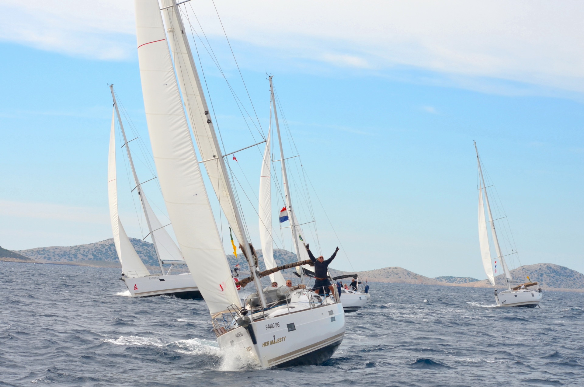 HPYF sailing regatta Biograd Croatia