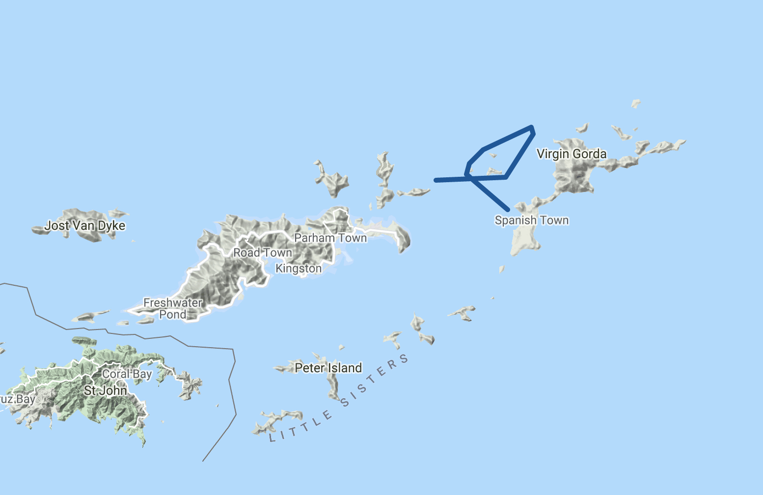 HPYF Sailing Trellis Bay to Spanish Town, Virgin Gorda