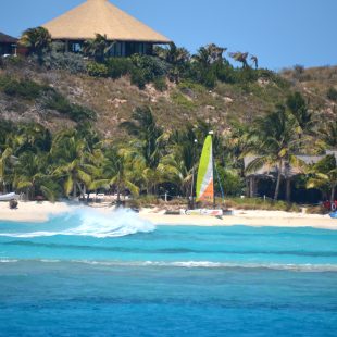 Sailing around Necker Island